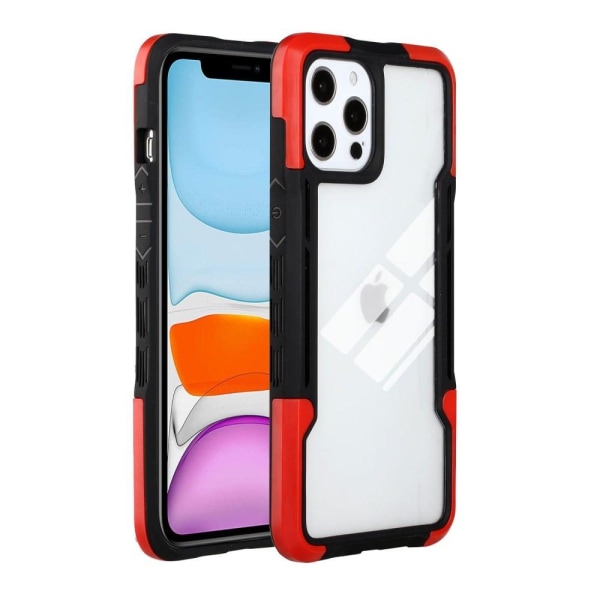 Stødsikkert beskyttelses cover til iPhone 13 Pro - Sort / Rød Multicolor