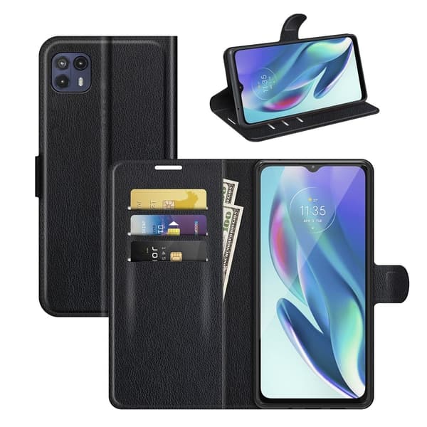 Classic Motorola Moto G50 5G Flippetui - Svart Black