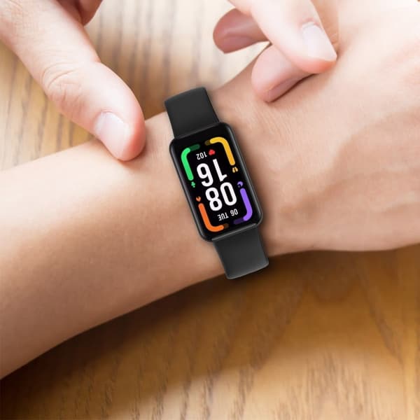 Xiaomi Redmi Smart Band Pro yksivärinen silikonikellon ranneke - Valkoinen White