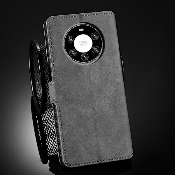 DG.Ming Retro Huawei Mate 40 Pro Plus fodral - Silver/Grå Silvergrå