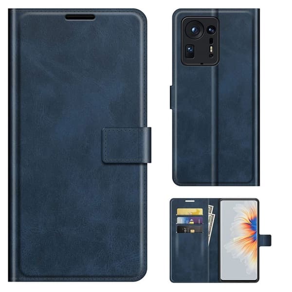 Lompakko Nahkakotelo For Xiaomi Mix 4 - Sininen Blue