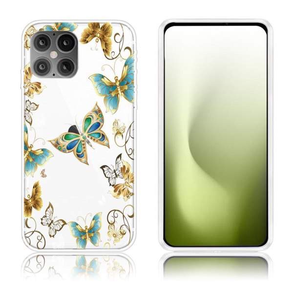 Deco iPhone 12 / 12 Pro case - Butterfly Gold