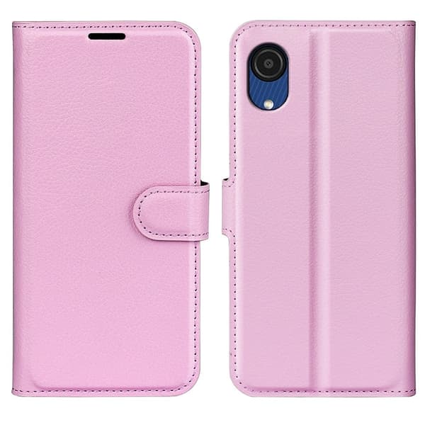 Wonderland Samsung Galaxy A03 Core Flip Etui - Lyserød Pink