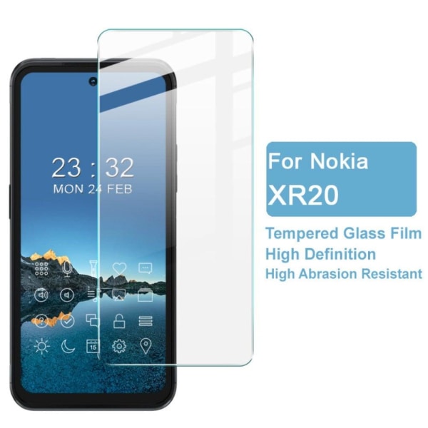 IMAK H Hærdet Glas Skærmbeskytter til Nokia XR20 Transparent
