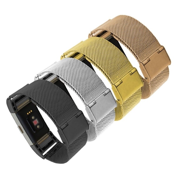 Fitbit Charge 2 mesh klockarmband - Rosa guld Rosa
