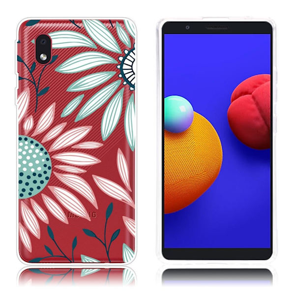 Deco Samsung Galaxy A01 Core Etui - Solsikke White