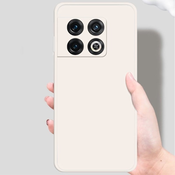 Avfasat gummerat droppskydd för OnePlus 10 Pro - Röd Röd