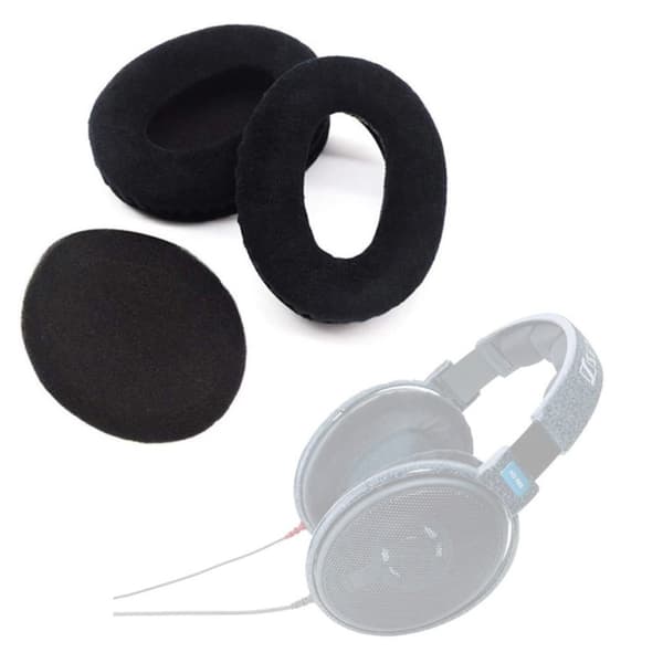 1 pari korvatyynyjä Sennheiser-kuulokkeille Black