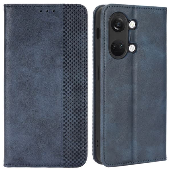 Bofink Vintage OnePlus Ace 2v Læder Etui - Blå Blue