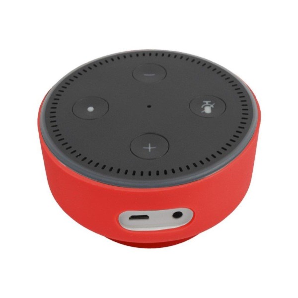 Amazon Echo Dot 2 Enfärgat silikon skal - Röd Röd