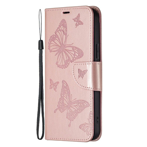 Butterfly läder Xiaomi 13 Lite / Xiaomi Civi 2 fodral - Rosa Rosa