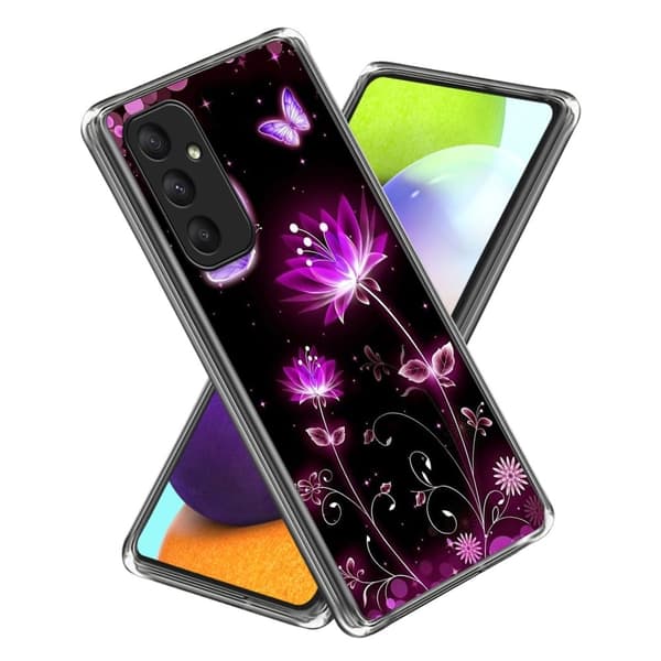 Fantasy Samsung Galaxy A35 cover - Fluorescerende Lotus Purple