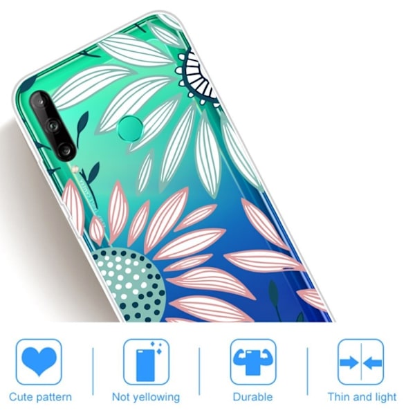 Deco Huawei P40 Lite E Cover - Krysantemum Multicolor