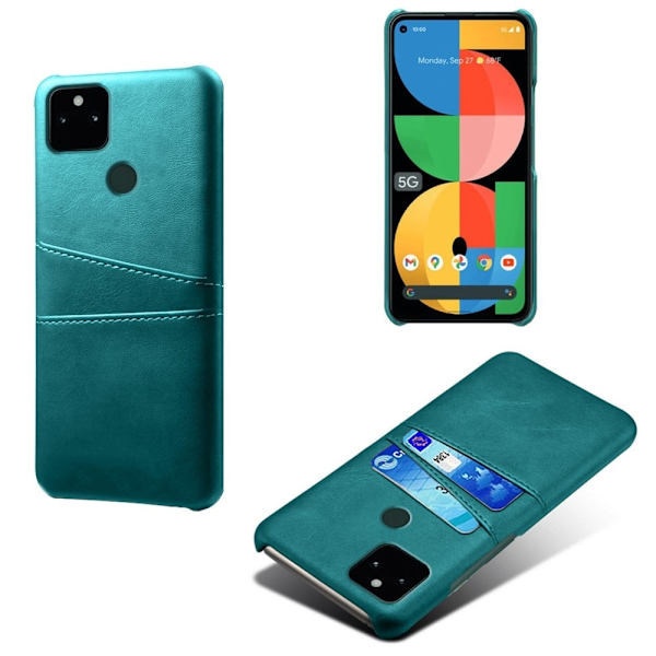 Dual Card Suojakotelo Google Pixel 5a - Vihreä Green