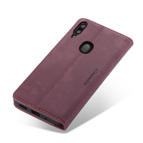 CaseMe Samsung Galaxy A40 Vintage kotelot - Punainen Red