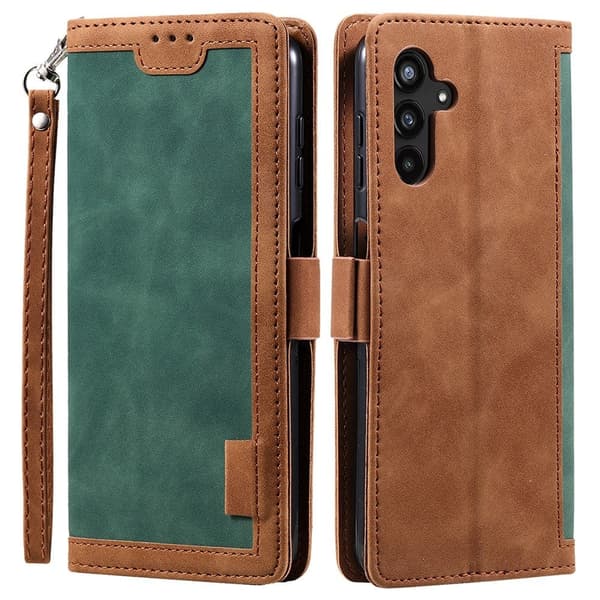 Surburbian Samsung Galaxy A36 læder flip etui - Grøn Green