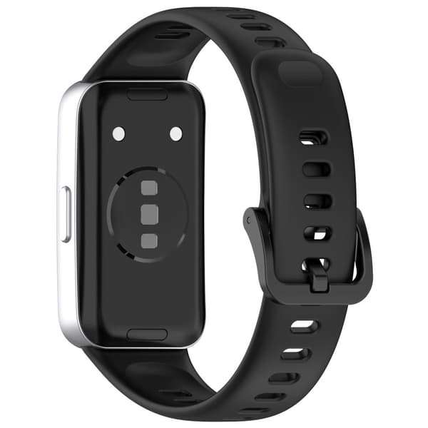 Silikoneurrem Huawei Band 9 NFC / 9 / 8 NFC / 8 Justerbar udskiftningsarmbånd - Sort Black