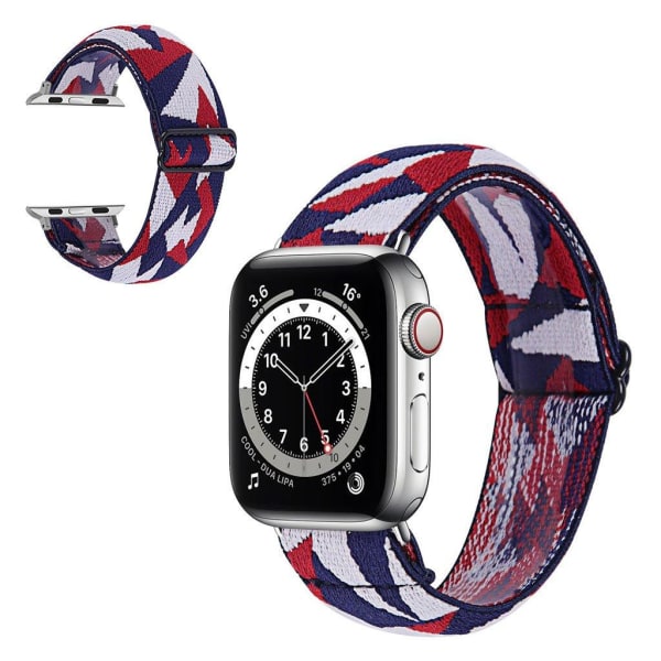 Apple Watch Series 6 / 5 40mm nylon pattern watch band - Fragmen multifärg