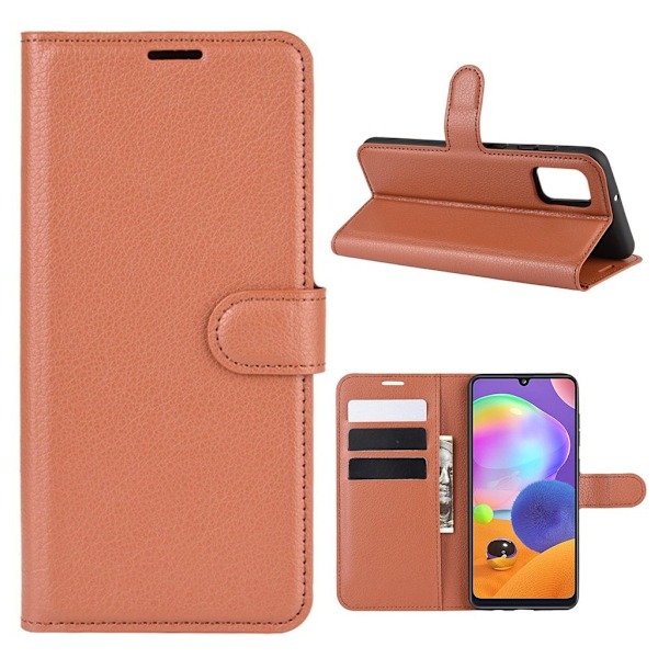 Classic Samsung Galaxy A31 Etui - Brun Brown