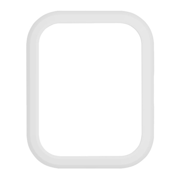 Realme TechLife Watch S100 Hard Bumpresistent Edge Protector Hollow Frame Watch Case - Hvid White