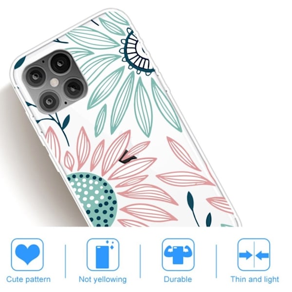Deco iPhone 12 Pro Max skal - Krysantemum multifärg