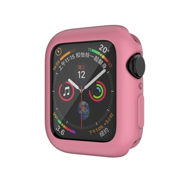 Apple Watch Series 6 / 5 44mm blød glans holdbar ramme - pink Pink