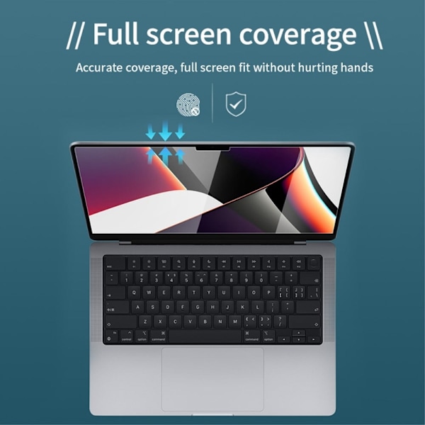 MacBook Pro 13 M2 (A2338, 2022) / (2020) anti-blue light tempered glass screen protector Transparent