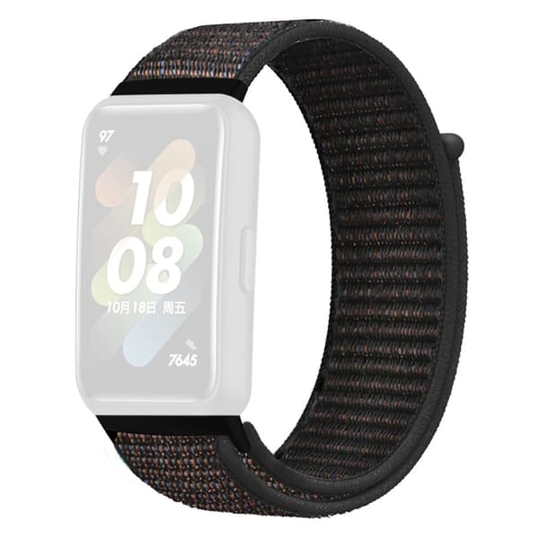 Huawei Band 7 klokkerem i nylon - Svart Black