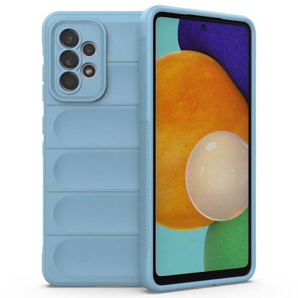 Mjukt greppformat Samsung Galaxy A52s 5G / Samsung Galaxy A52 5G / Samsung Galaxy A52 skal - Blå Blå