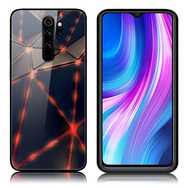 Fantasy Xiaomi Redmi Note 8 Pro kuoret - Punaiset johdot Red