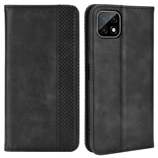 Bofink Vintage Wiko T3 Læder Etui - Sort Black