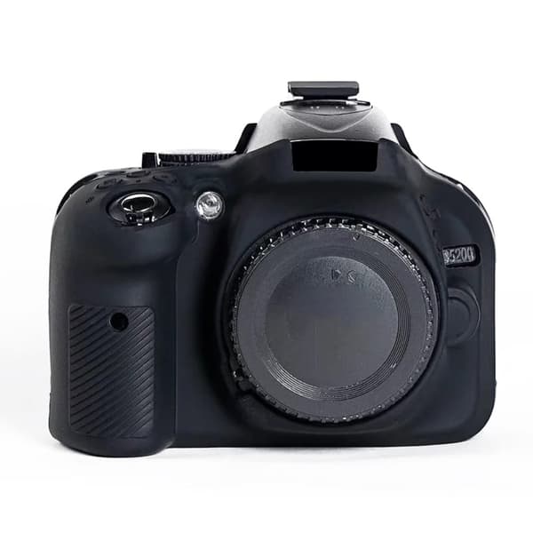 Nikon D5200 / D5100 silikon deksel - Svart Black