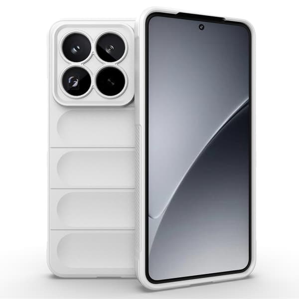 Deksel med mykt grep for Xiaomi 15 Pro - Hvit White