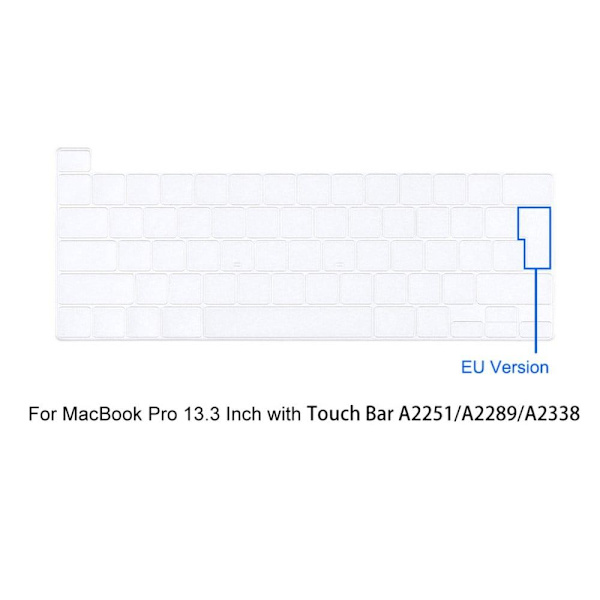 HAT PRINCE MacBook Pro 13 (A2251, A2289, 2020) / M1 / M2 (A2338, 2020) i astronautstil och tangentbordsskydd - Fiske På Månen Vit