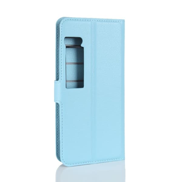 Meizu Pro 7 etui I kunstlær/silikon - Lys blå Blue