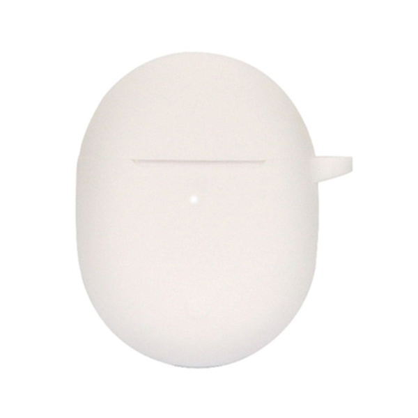 Xiaomi Redmi Buds 4 silikonfodral med spänne - Vit Vit