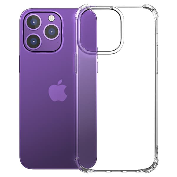 Lux-Case Airbag suojakotelo iPhone 15 Pro Max -puhelimelle Transparent
