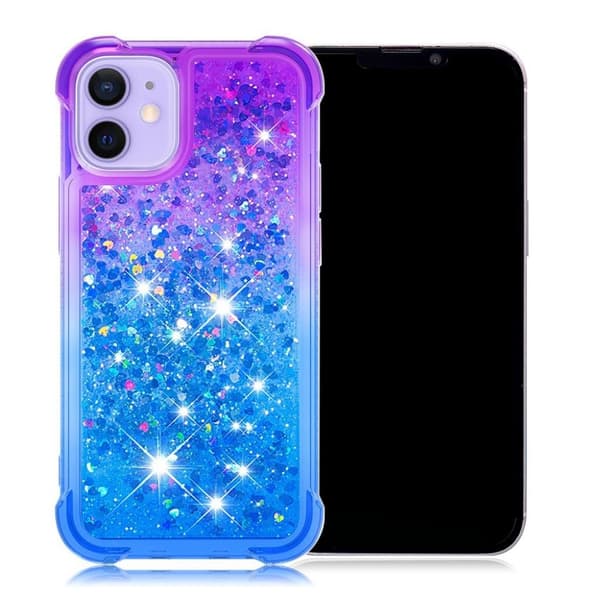 Princess iPhone 13 Mini deksel - Lilla / Blå Multicolor
