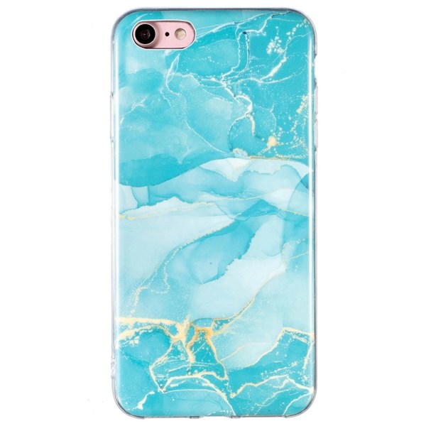 Marmor etui til iPhone SE (2022) / SE 2020 / 8 / 7 - Grøn Green