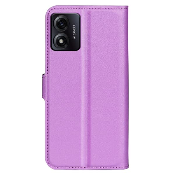 Classic Motorola Moto E13 Flippetui - Lilla Purple