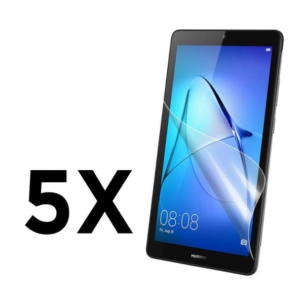 5-Pack Huawei Mediapad T3 8.0 Hd Klar Lcd Skjermbeskytter Transparent