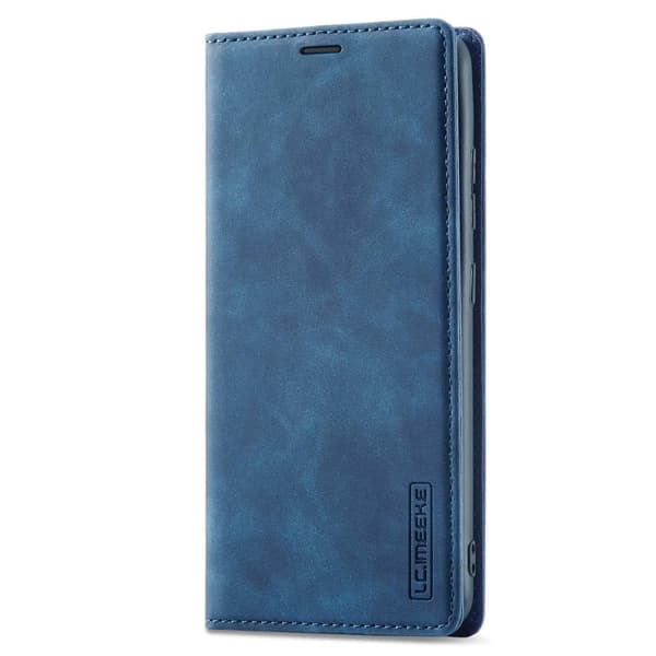 LC.IMEEKE Samsung Galaxy A13 4G flip case - Sininen Blue