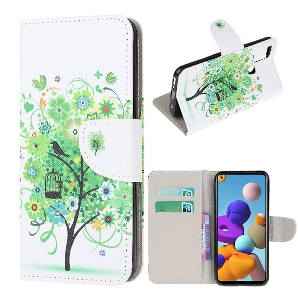 Wonderland Samsung Galaxy A21s fodral -Grön Grön
