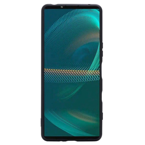 Matta nestesilikoninen kuori Sony Xperia 1 IV - Musta Black