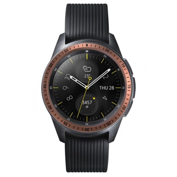 Samsung Galaxy Watch (42mm) stainless steel bezel - Gold Guld