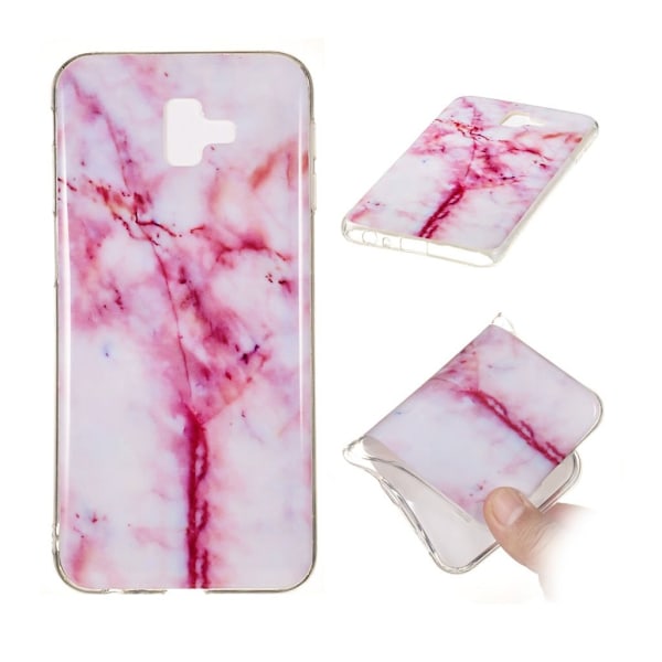 Marmormotiv Samsung Galaxy J6 Plus (2018) skal - Stil H Rosa
