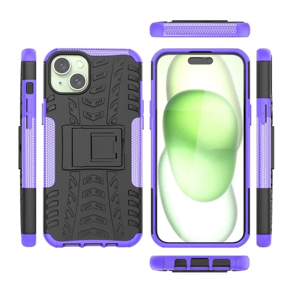 Offroad Suojakotelo iPhone 15 Plus - Violetti Purple