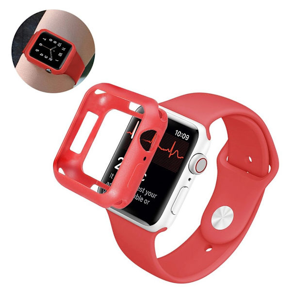 Apple Watch Series 5 44mm holdbart bumper frame - Rød Red