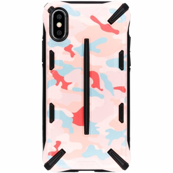 Ringke DUAL X til iPhone X/XS - Camo Pink Pink