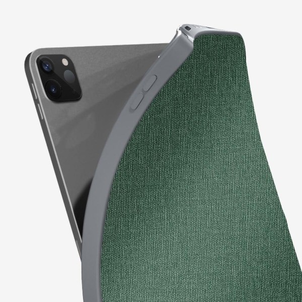 MUTURAL iPad Pro 11 (2021) / (2020) / (2018) King Kong-serie flipfodral i läder - Blå Blå